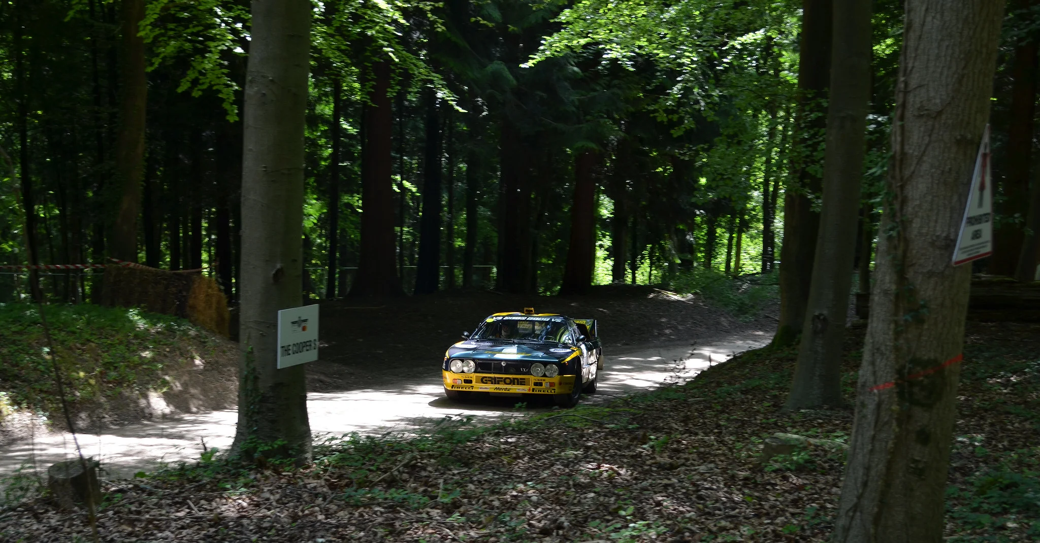Lancia 037 Evo 2 driving in goodwood festival of speed