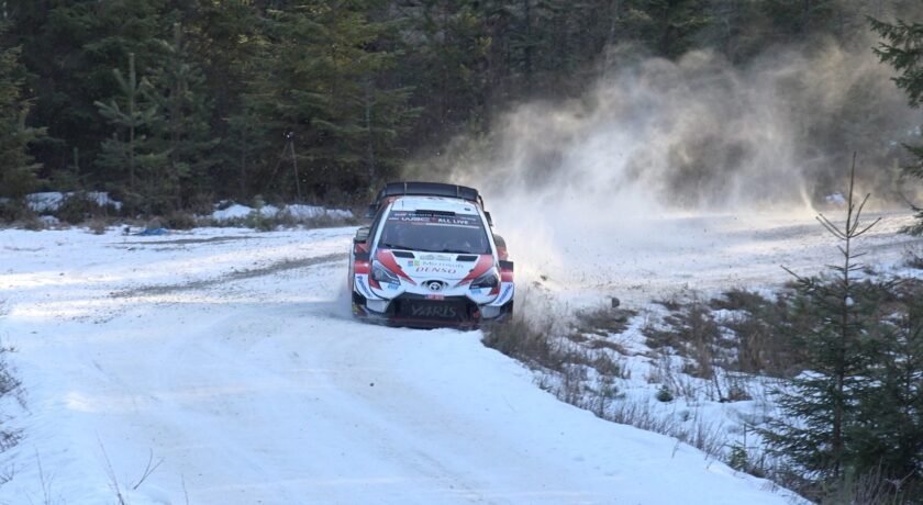 Sebastien Ogier at Rally Sweden 2020