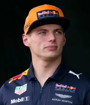 Max Verstappen, three-time F1 champion with Red Bull, celebrated for his dominance in modern F1.