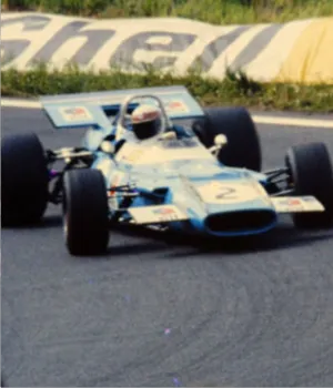 matra f1 car driving on track